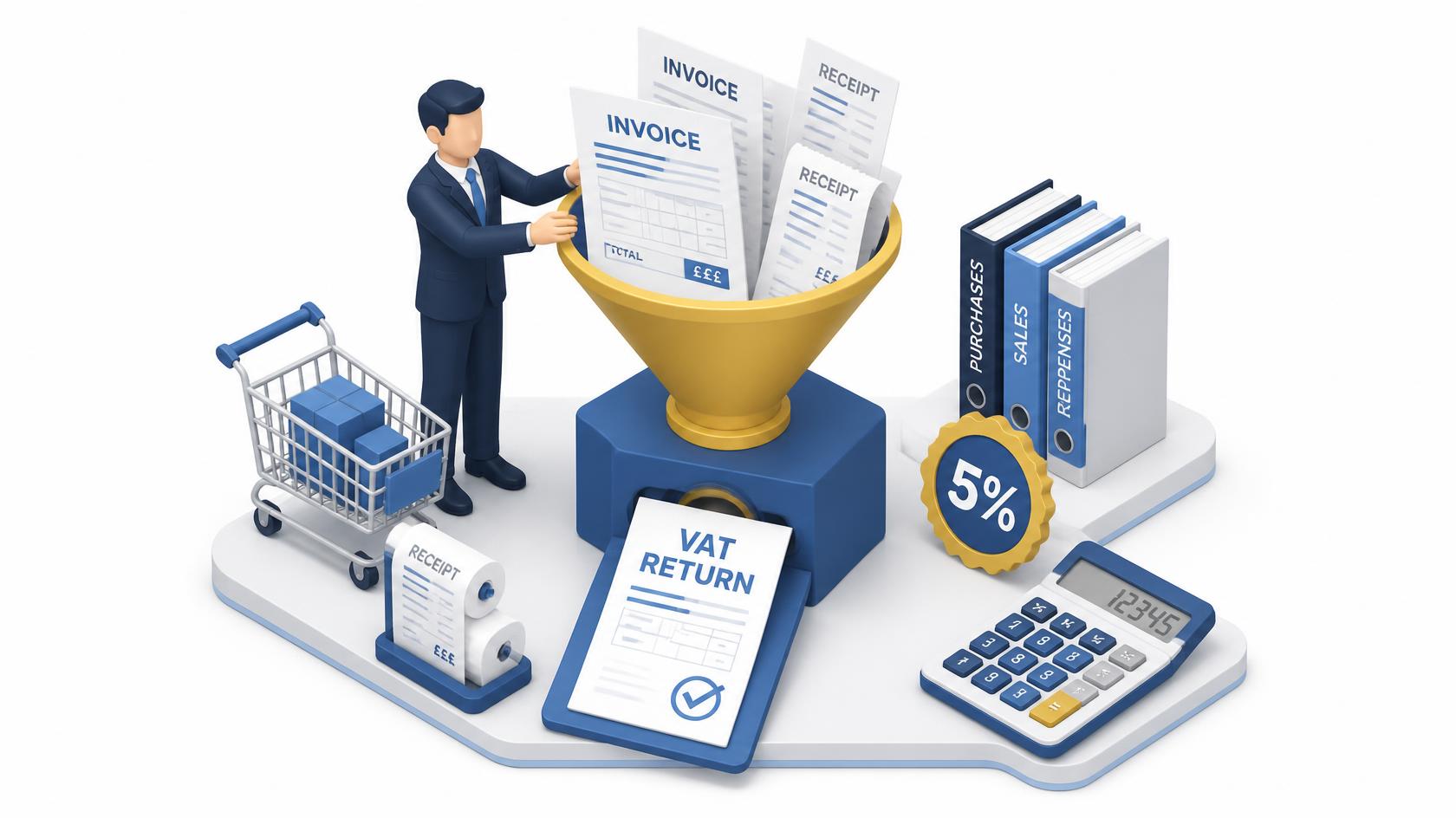 VAT return filing in the UAE at the standard 5% rate