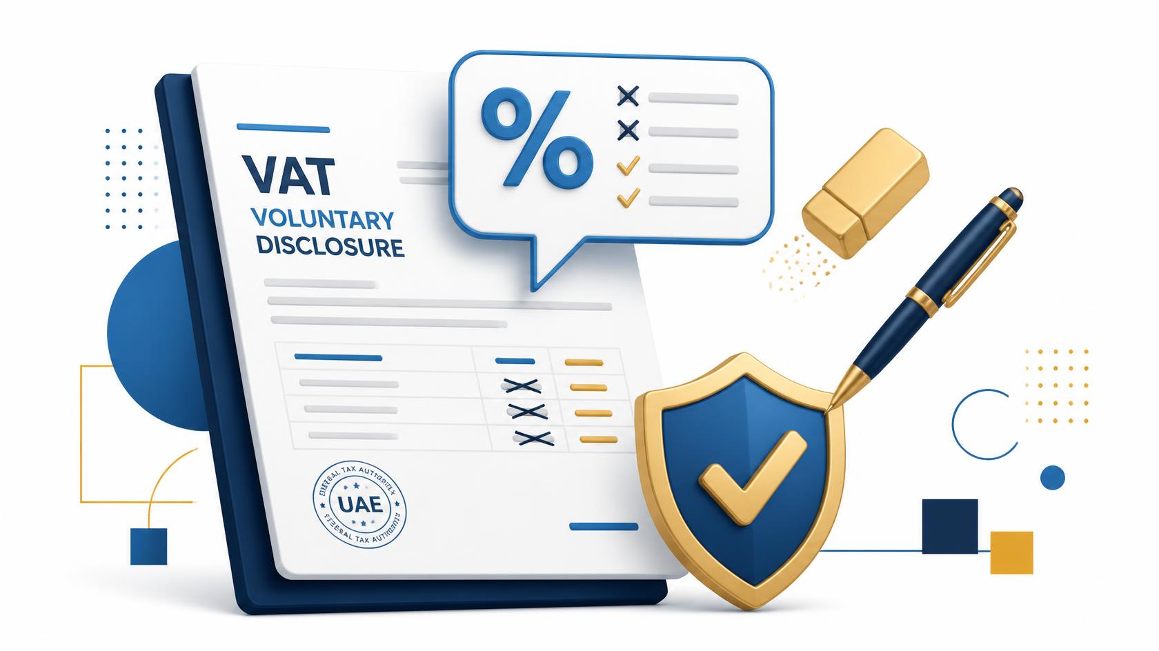 VAT voluntary disclosure in the UAE – correcting VAT return errors